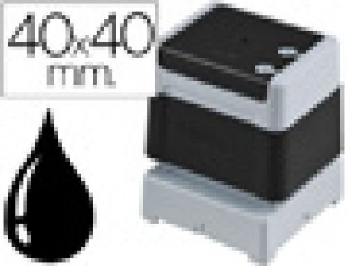 Carimbo automatico brother 40 mm x 40 mm preto , Brother , 28589 , 4977766673105